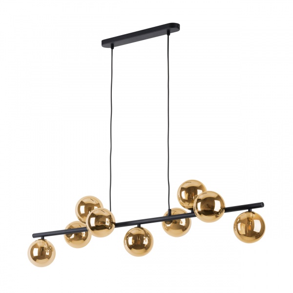 Люстра подвесная TK Lighting Estera 9PL 9xG9 янтарный 