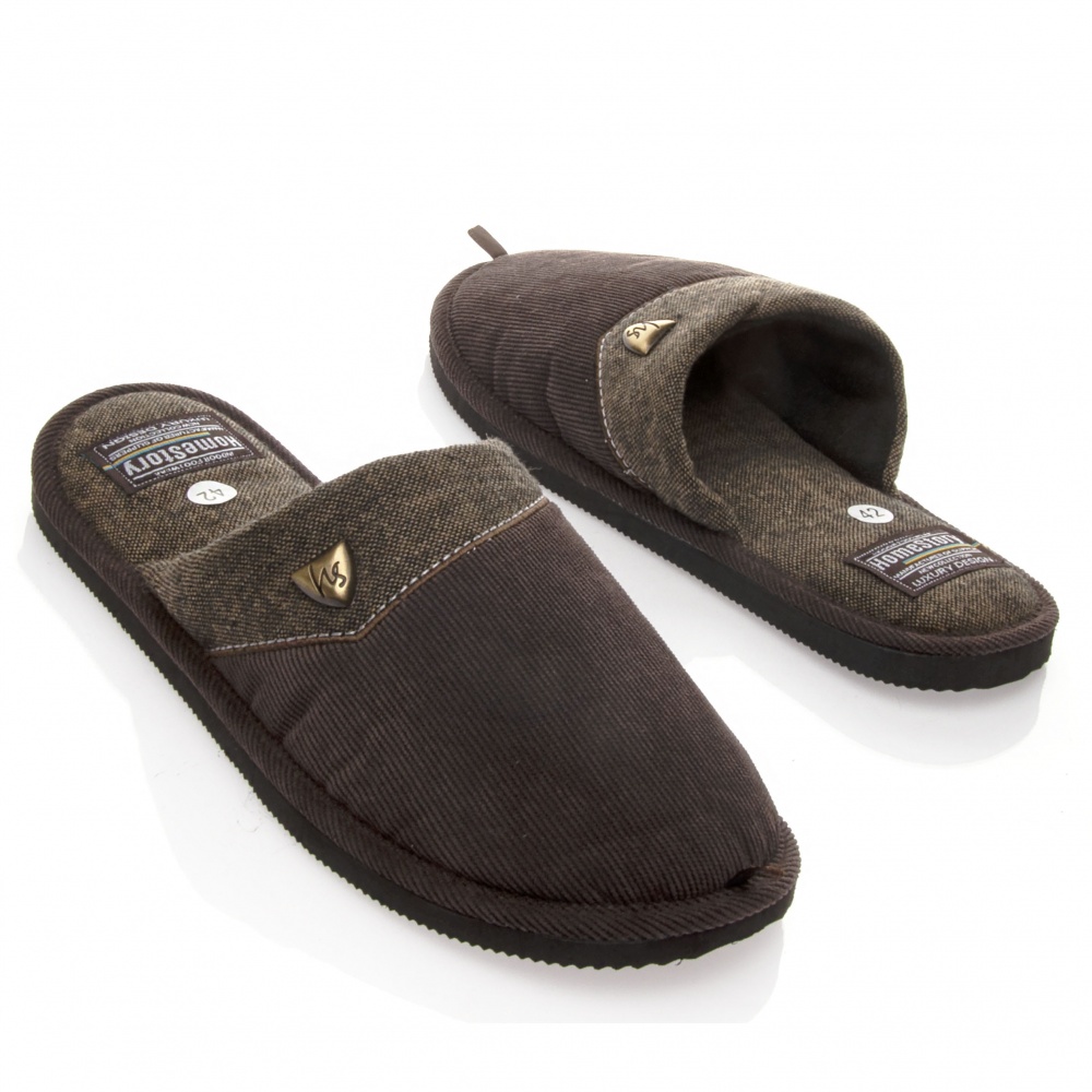 Тапки домашние Home Story 231081-7 р.41 коричневый