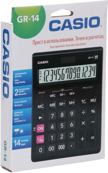 Калькулятор GR-14-W-EP Casio