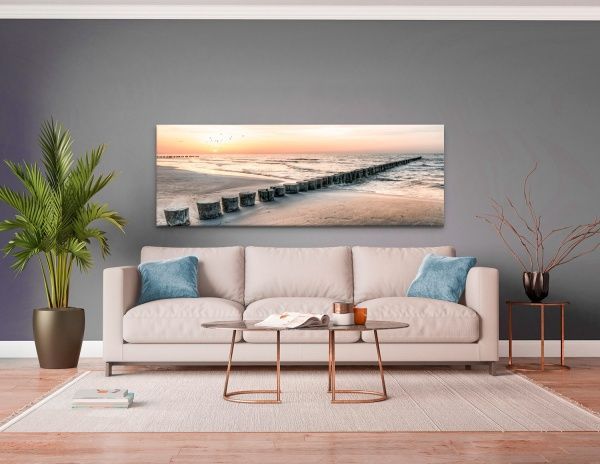 Репродукція Схід сонця 140x45 см Styler 