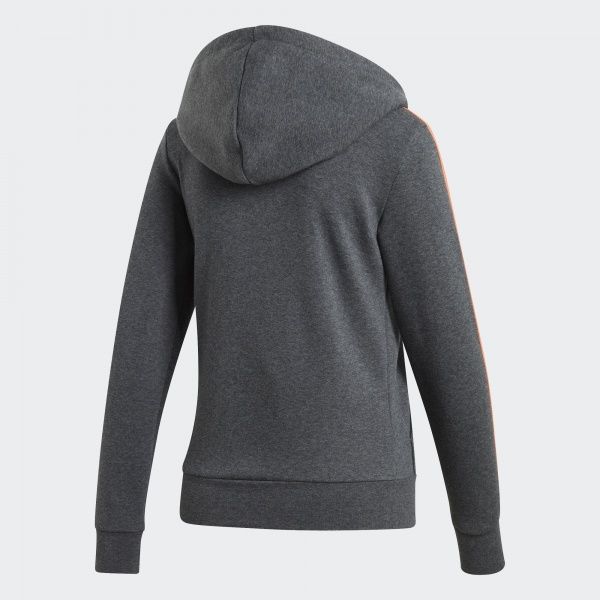Джемпер Adidas W E 3S FZ HD FL EK5587 р. XS темно-сірий