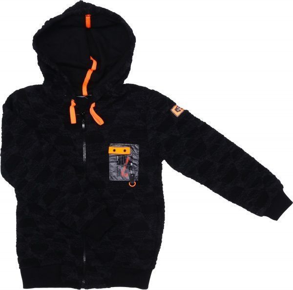 Свитшот ALG для мальчика р.152 черный с оранжевым 321400 
