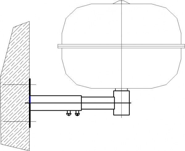 Крепление Termojet для расшерительного бака СК-56