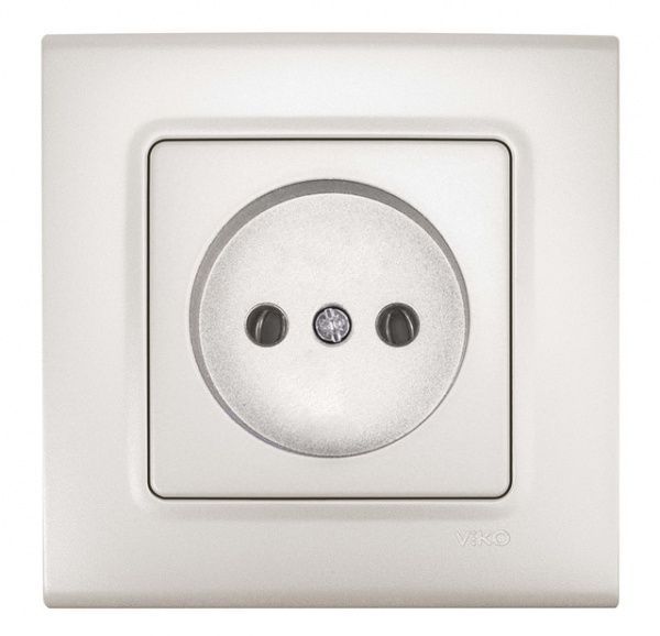Розетка без заземлення Viko Linnera Life без шторок без кришки білий перламутр