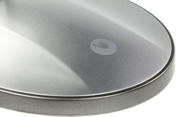 Настольная лампа офисная OASIS светодиодная 5 Вт серебряный GD-504 silver 