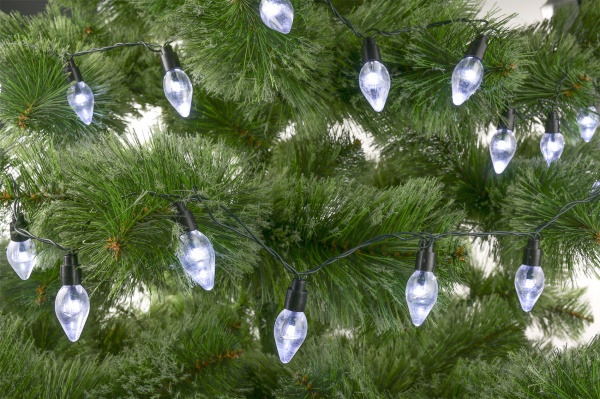 Электрогирлянда линейная Девилон белая 650941 встроенный светодиод (LED) 20 ламп 2 м 