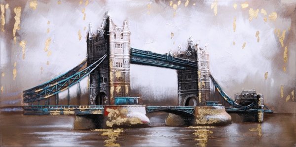 Картина Тауэр Бридж 70x140 см F740A 