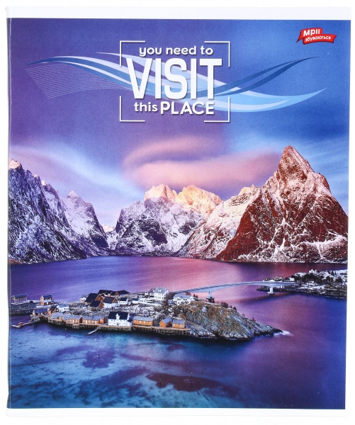 Тетрадь школьная 96 листов в линейку в ассортименте Мечты сбываются