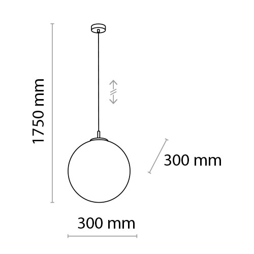 Підвіс TK Lighting Maxi 1x60 Вт E27 білий 3477 