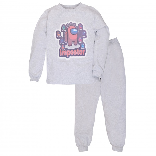 Піжама для хлопчиків Татошка р.164 сірий 0106171ас 