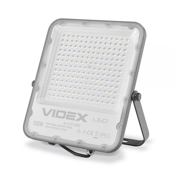 Прожектор Videx LED Premium F2 150 Вт IP65 серый 26172 
