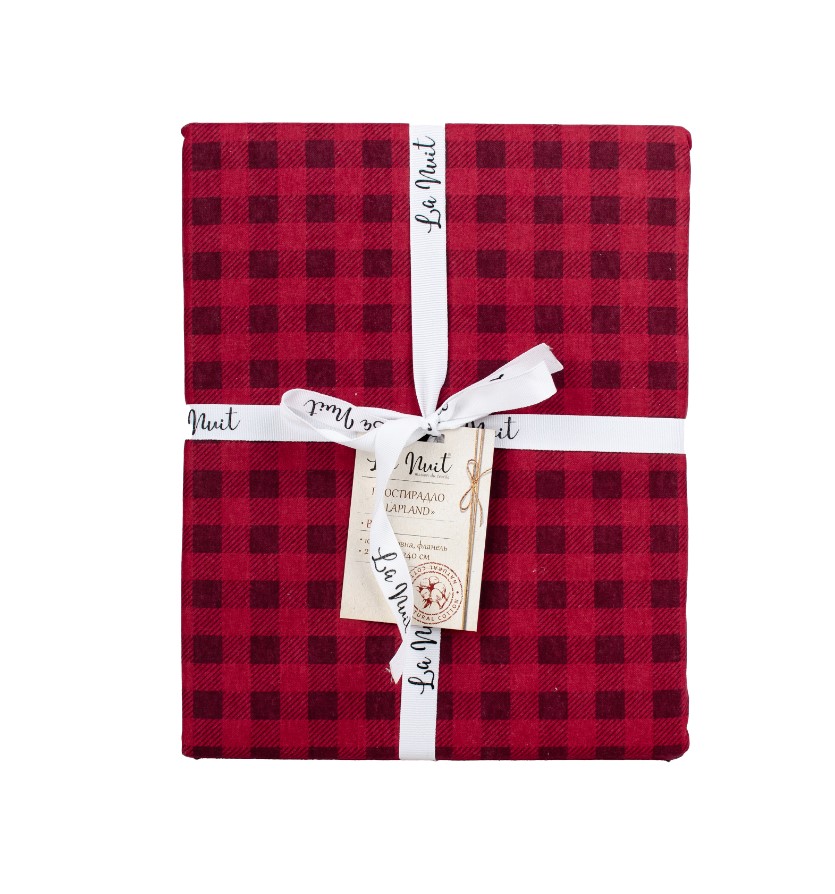 Простынь Lapland 220x240 см красный La Nuit