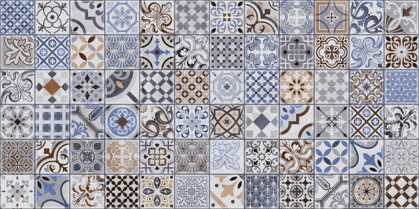 Плитка Golden Tile Deco Patchwork мікс DCБ151 30х60 