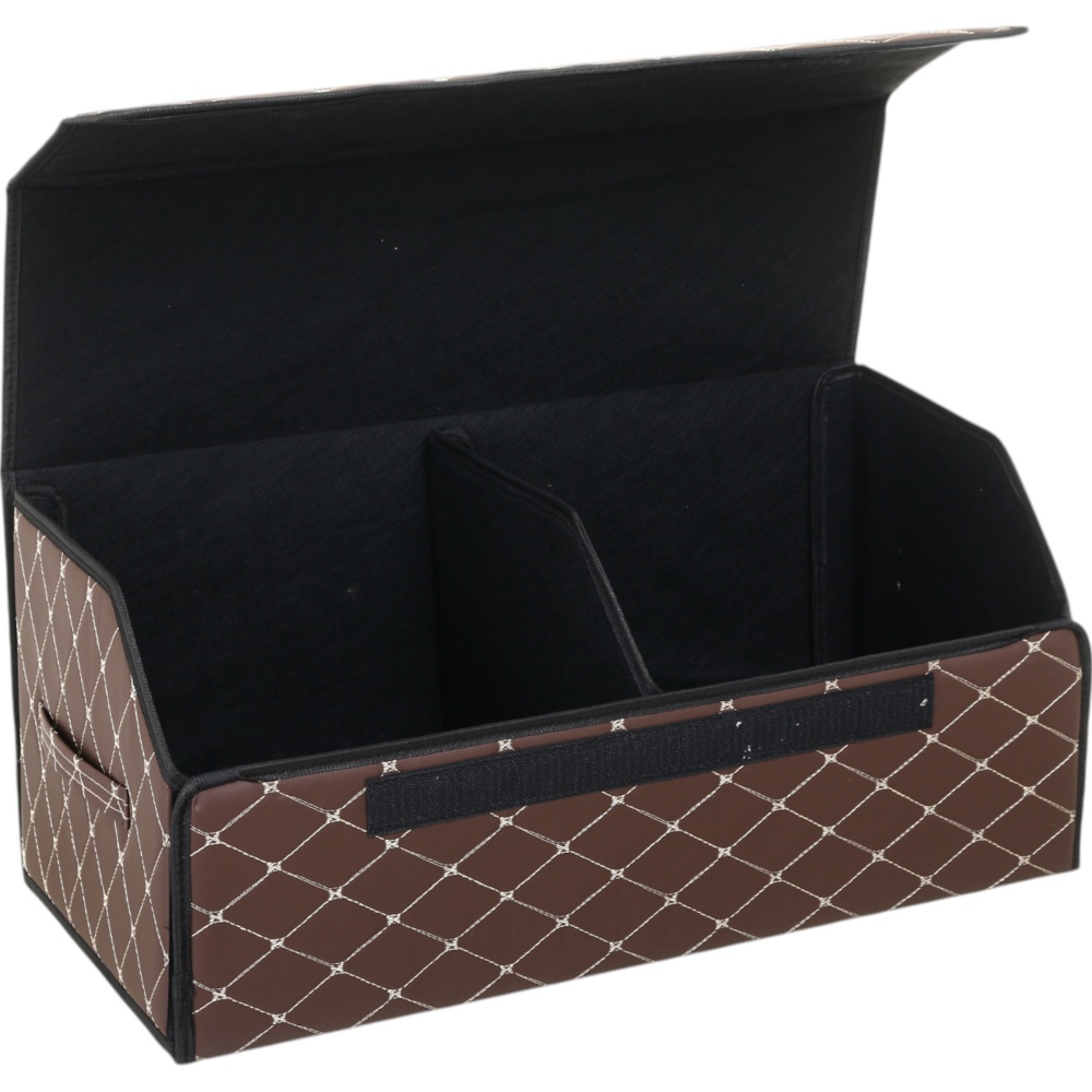 Сумка-органайзер в багажник розмір XL Auto Assistance AA-633BW коричнево-білий