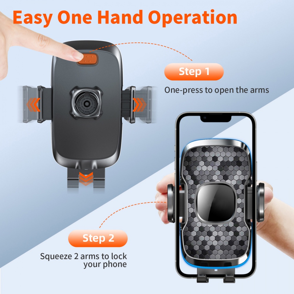 Тримач для смартфона Auto Assistance AP-С13 чорний