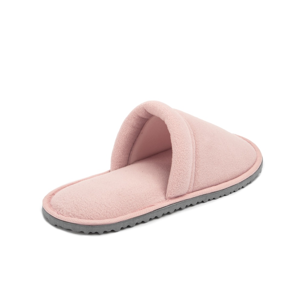 Тапки домашние Twins флис закрытые р.38/39 пудровый