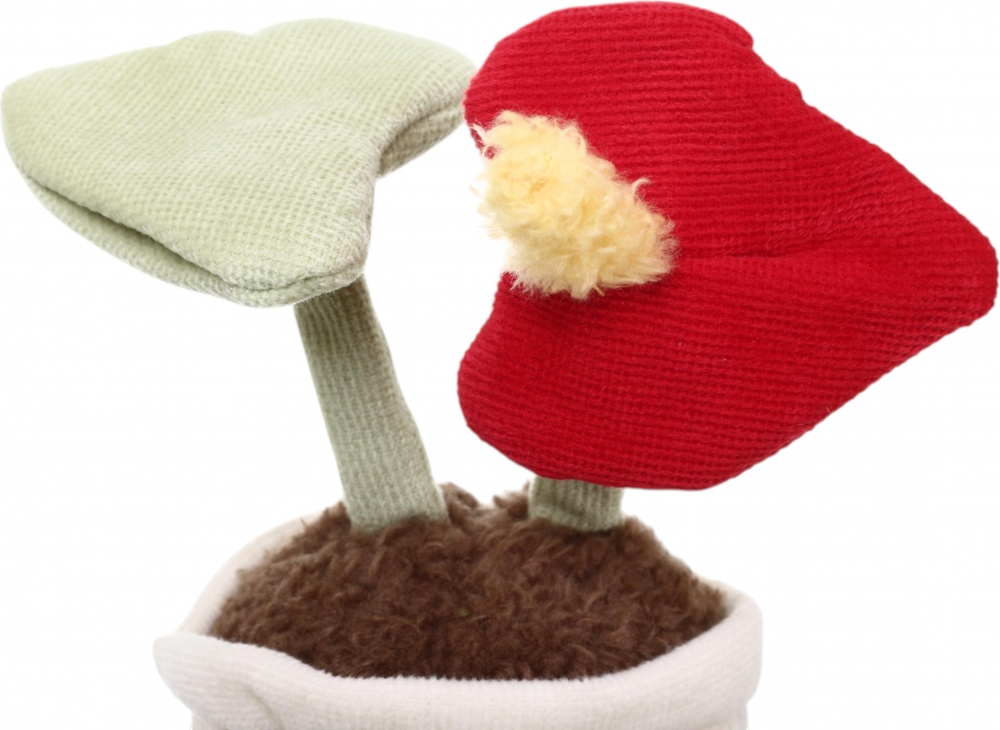 М'яка іграшка HW Planty Pals Антуріум у вазоні 12 см різнокольоровий DT251633