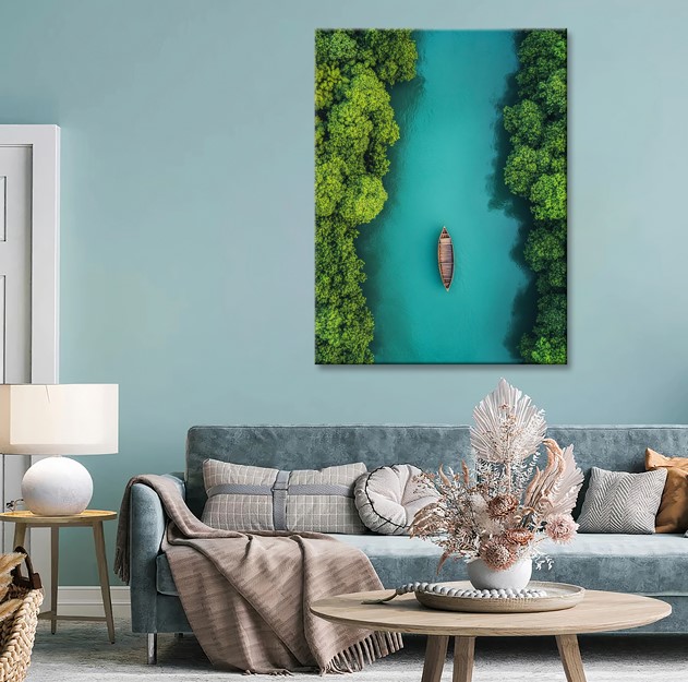 Картина на полотні Амазонка 2 75x100 см Brushme FNK0122026