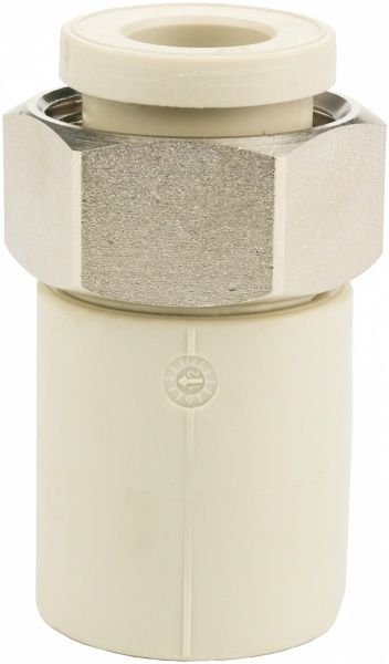 Перехідник з накидною гайкою внутрішня Wavin Ekoplastik 25х1