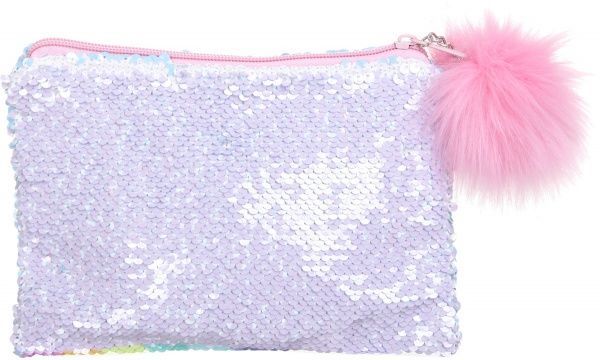 Пенал шкільний Паєтки радуга 21x15 см MF988928-4