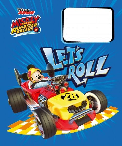 Зошит шкільний Mickey Mouse 12 аркушів у клітинку Міцар+