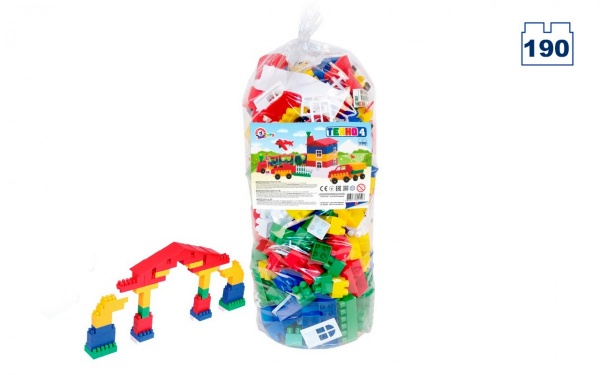 Конструктор будівельний ТехноК 190 елементів 526