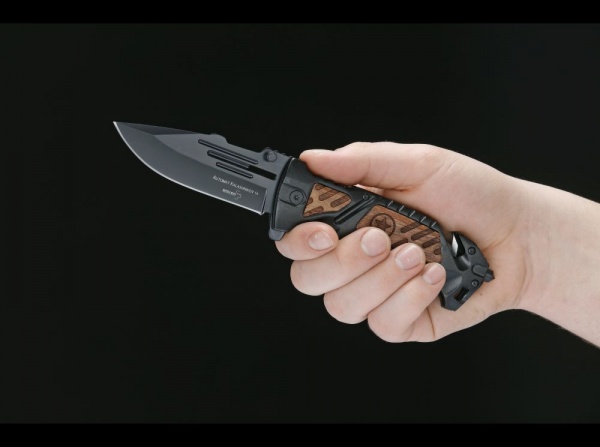 Нож складной Boker Plus AK-14 Black Blade 2373.06.32