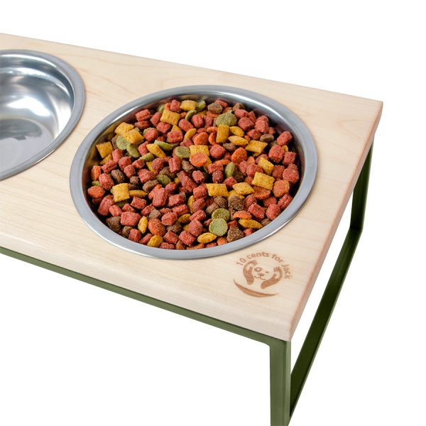 Миска двойная 10 центів для Джека №2 S 2х450 мл хаки