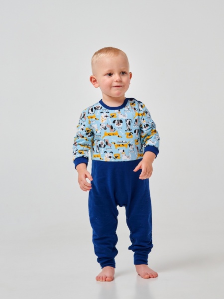 Комбінезон дитячий для хлопчика Smil 108666 р.86 темно-синій 108666 