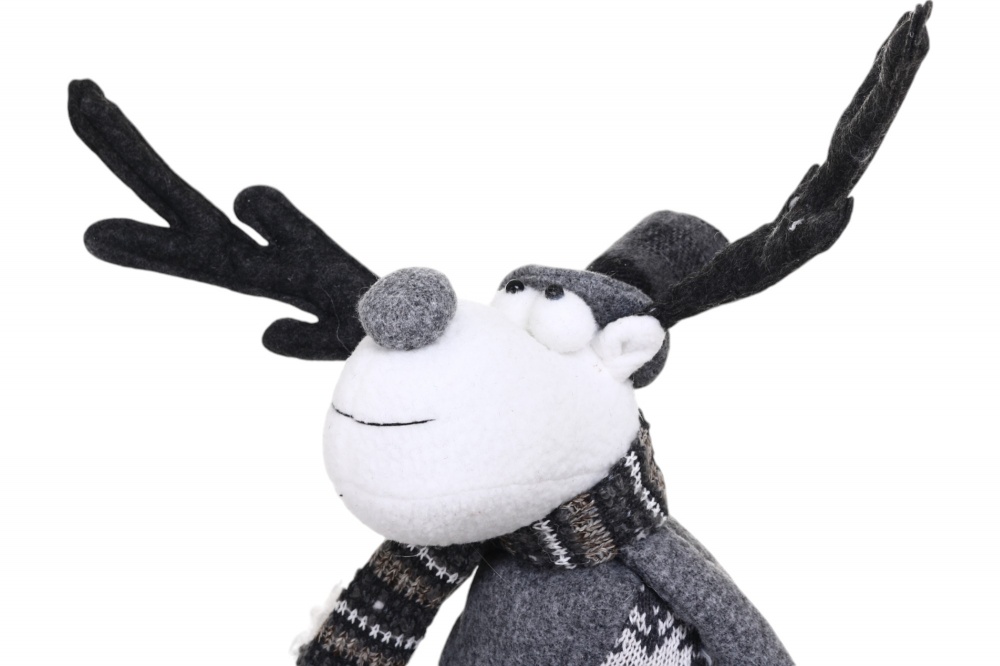 Декорация новогодняя Снеговик/Лосик что сидит 20х63 см в ассортименте YM78403BC 63 см