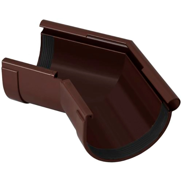 Угол наружный RAINWAY 135° d90 мм коричневый 