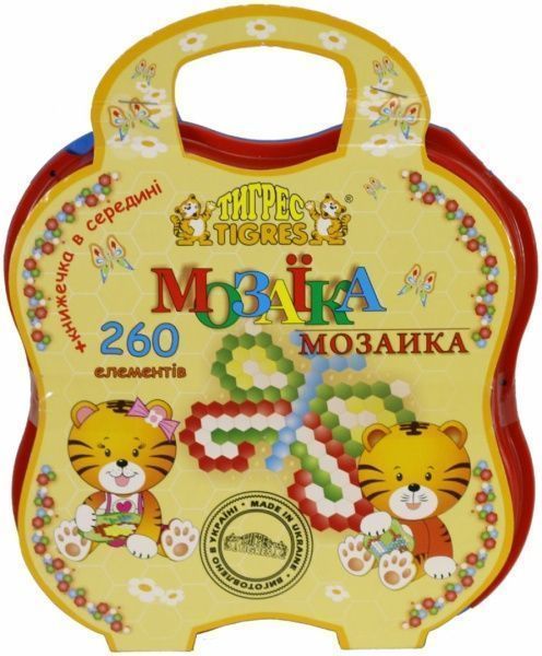 Набір для занять мозаїкою Тигрес 260 елементів 39113