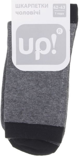 Шкарпетки чоловічі UP! (Underprice) 2179 р. 27-29 чорний 