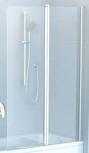 Штора для душа Ravak CVS2- 100 L (Transp) white