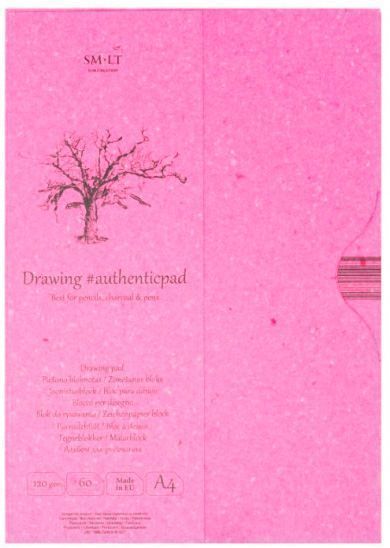 Склейка для рисунка Authentic A4 21х29,7 см 120 г/м² 60 листов Smiltainis