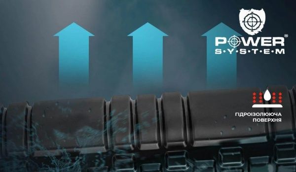 Ролик масажний Power System 4050 33х14 см чорно-помаранчевий