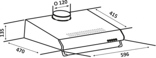 Витяжка Eleyus Line I 60 BG