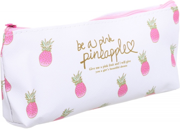 Пенал школьный Модный ананас Nota Bene белый