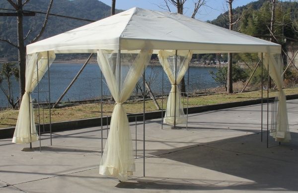 Павильон садовый Indigo 3x34x2,65 м DU171 бежевый