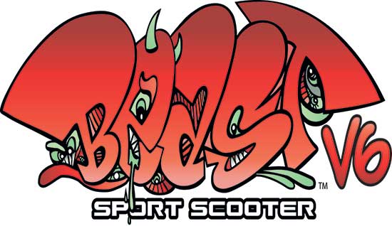 Самокат Razor Beast V6 трюковый красно-черный 750844 