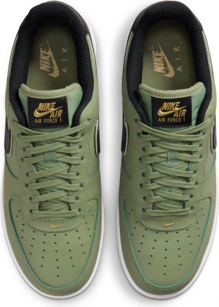 Кроссовки Nike Nike Air Force 1 '07 LV8 DA8481-300 р.US 7 черно-зелено-белый
