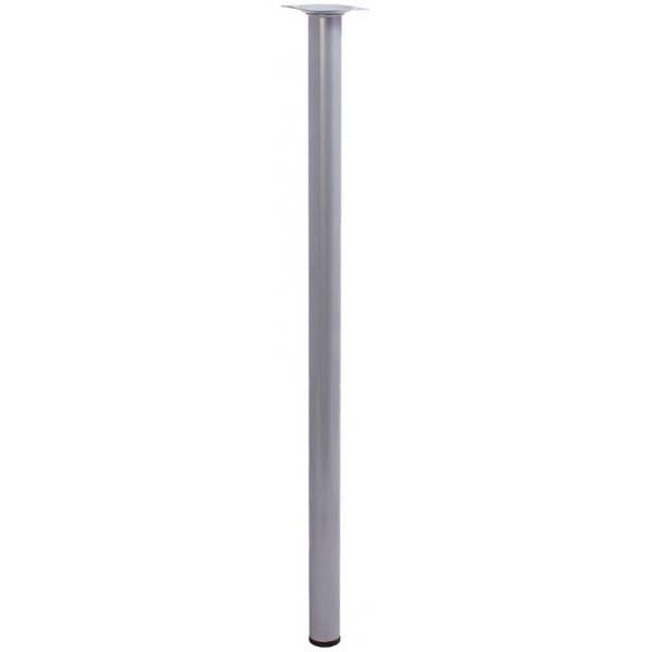 Мебельная ножка Larvij L61R60MS30 d30x600 мм срібляста
