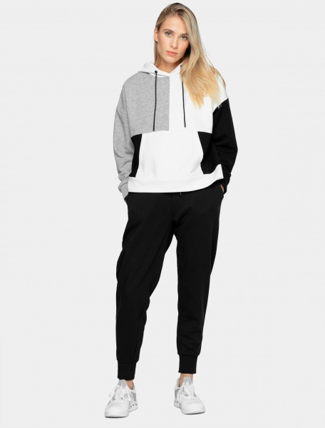 Джемпер 4F H4Z21-BLD022-10S р. S біло-сірий