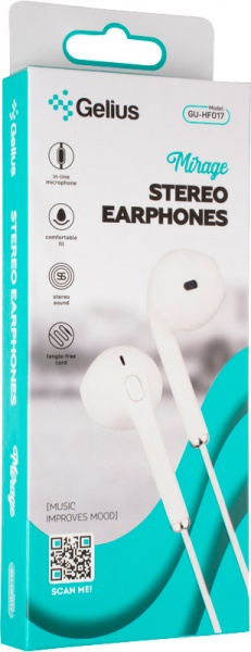 Навушники Gelius Ultra Iron Mirage GU-HF017 white 