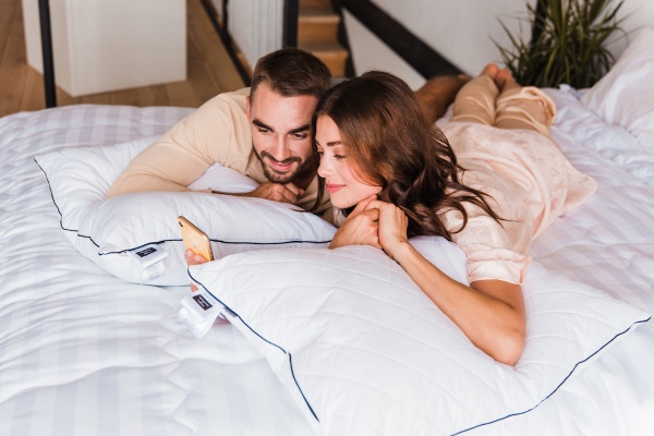 Подушка антиаллергенная 1164 Royal Pearl EcoSilk мягкая 50x70 см (2200001515505) MirSon