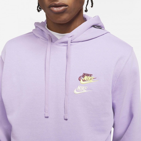 Джемпер Nike M NSW SPE+ FT PO HOODIE M FTA DD4666-589 р. S фіолетовий