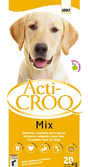 Корм сухой ActiCROQ Mix для взрослых собак 20 кг