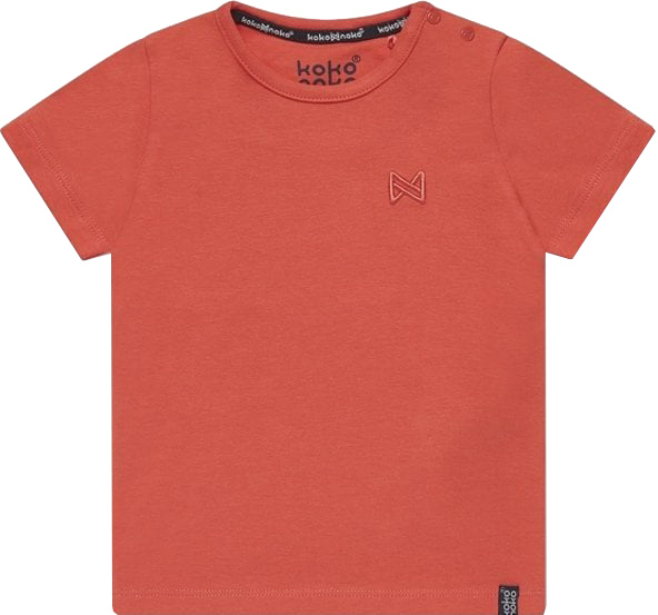 Футболка для мальчиков Koko Noko Nigel р.122–128 неоновый коралловый WN816 