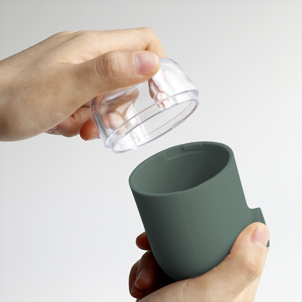 Набор для соли и перца Smart Kitchen by Flamberg Duck green/milk white 14,8х7,3 см