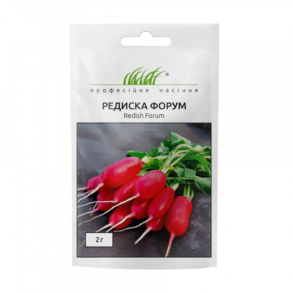 Семена Професійне насіння редис Форум 2г (4820176698179)